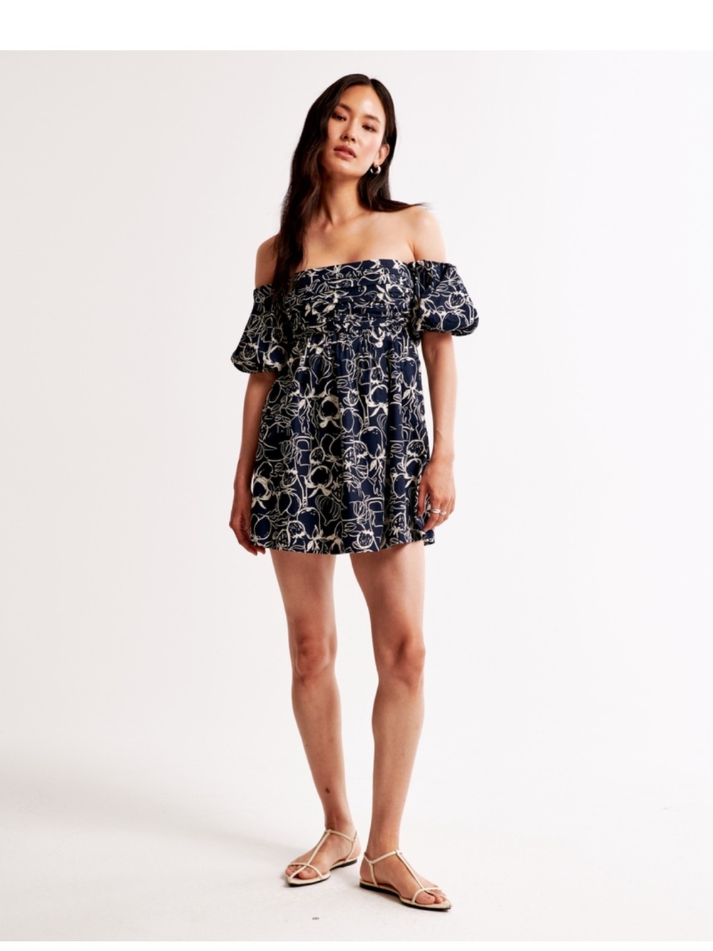 Abercrombie and Fitch Emerson Off-The-Shoulder Skort